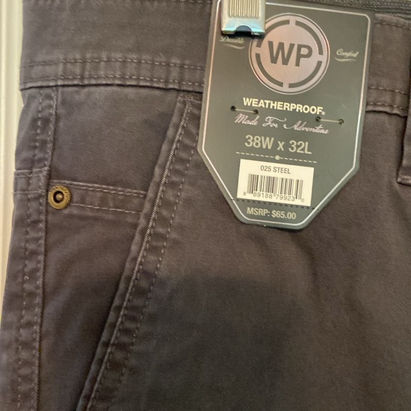 Men’s Weatherproof slacks 38x32 - Picture 5 of 6